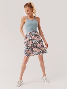 ‼️NWOT: Pact Organic Fit & Flare Floral Midi Dress - L